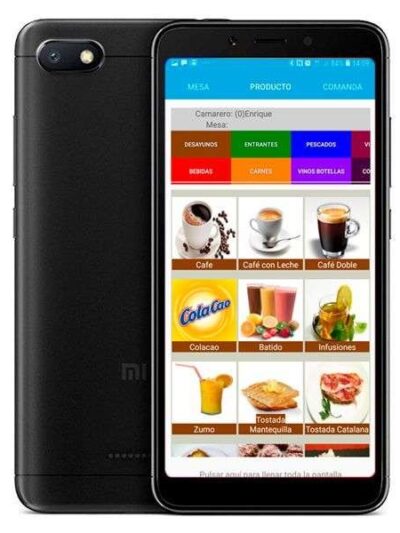 Smartphone táctil con sistema Android, 16Gb almacenaje y 2Gb memoria interna