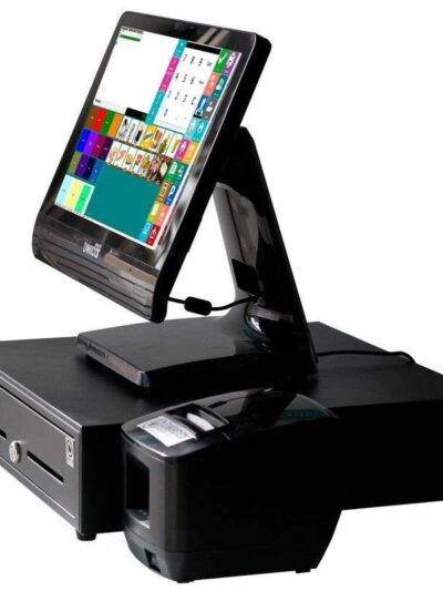 Sistema TPV Compacto Táctil resistiva: TPV Compacto+Cajón Portamonedas+Impresora de Tickets 80mm Versión Básica Hostelería MC90+80B-H (4GB y 64 SSD)