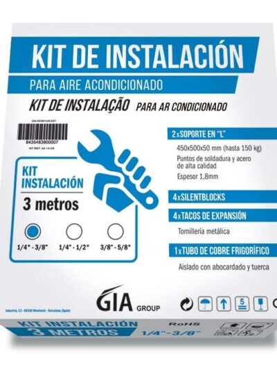 Kits de instalación 3m tubería 1/4-5/8