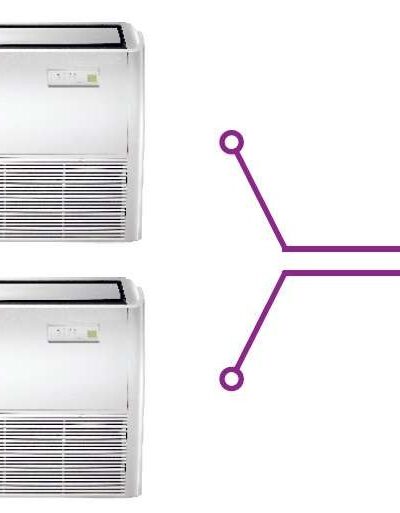 Combinación Twin Suelo Techo 2x9,0 Kw ud.ext.16 Kw Serie IX43