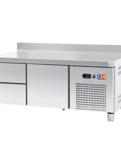 Mesa Baja con 2 cajones GN1/1-100 + 1 Cajón GN1/1-300 Refrigerada Fondo 700 de 1342 x700 x600h mm CORDOBA TRCHB-135-2