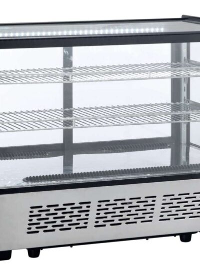Vitrina refrigerada sobremostrador Cristal Recto 888X568X686h mm Línea Pekín XCW160Z