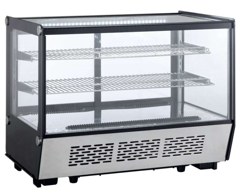 Vitrina refrigerada sobremostrador Cristal Recto 888X568X686h mm Línea Pekín XCW160Z