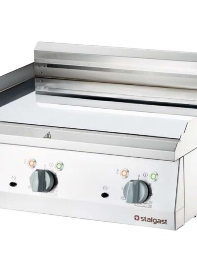 Fry top eléctrico cromo duro sobremesa placa lisa 800x700x250h mm 8,1Kw Línea Varsovia