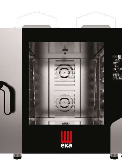 Horno a gas convección MILLENIAL BLACK MASK Pastelería/Panadería 6 bandejas 600x400 mm MKF664GBM Línea Padova