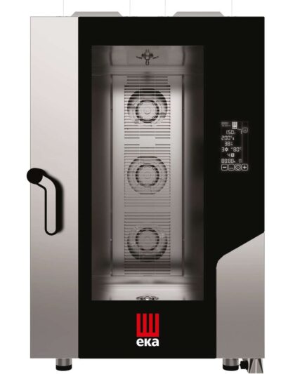 Horno a gas convección MILLENIAL BLACK MASK Gastronomía 11 bandejas GN1/1 MKF1111GBM Línea Padova