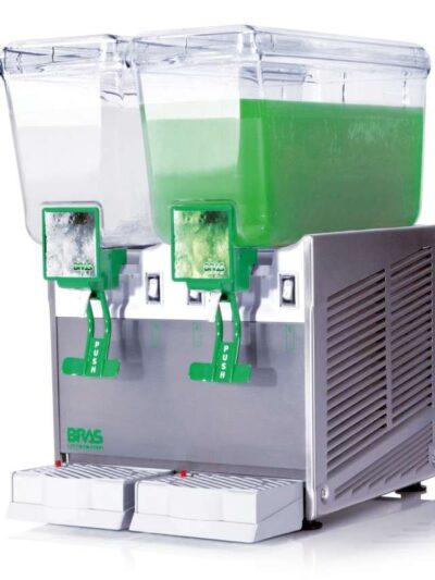 Distribuidora de Bebidas 12+12 Litros con agitador BRAS EXTRA12/2AA