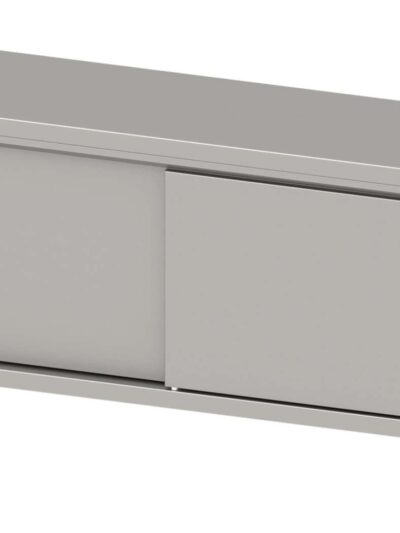 Armario de pared acero inoxidable AISI 201 con puertas correderas 1400x400x600 mm AP144 Línea Varsovia (951724140)