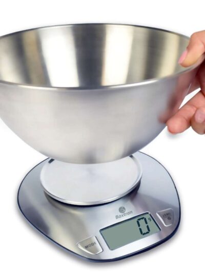 Balanza Cocina 5Kg con Plato de Uso Interno STEEL KS BAXTRAN