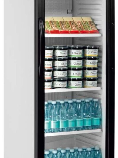 Armario Refrigerado 1 puerta de cristal 595x640x1840h mm Línea VIBORG CEV425-I