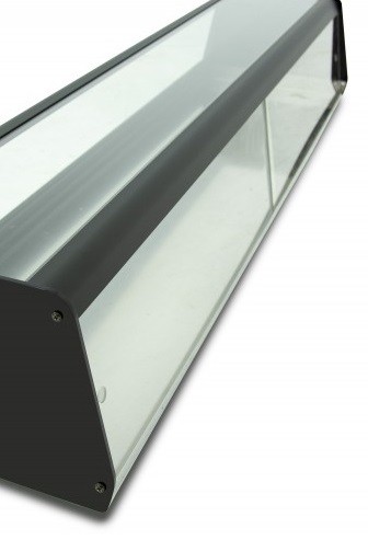 Cierre trasero con puerta corredera plexi para vitrina NEUTRA 11