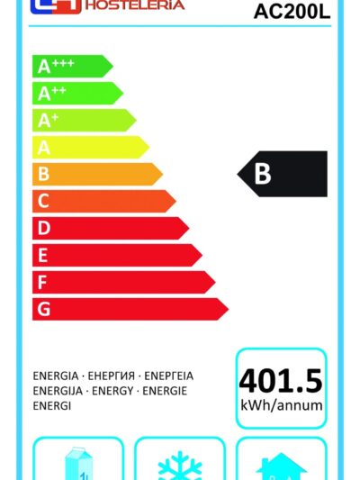 Armario congelación 200 litros chapa lacada blanca 600x615x870h mm PEKIN AC200L