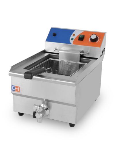 Freidora Eléctrica 12 litros CON Grifo de 336x530x385h mm PEKIN EF-161V