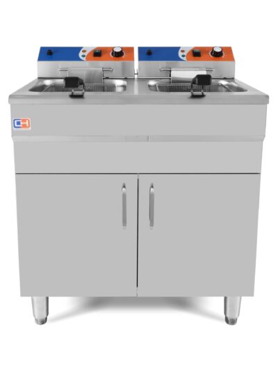 Freidora Eléctrica 14+14 litros CON MUEBLE de 740x550 x910h mm PEKIN EF-162VC