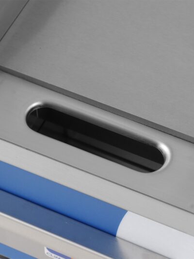 Plancha Eléctrica Acero Rectificado 10mm de 360x460x220h mm PEKIN EG-360