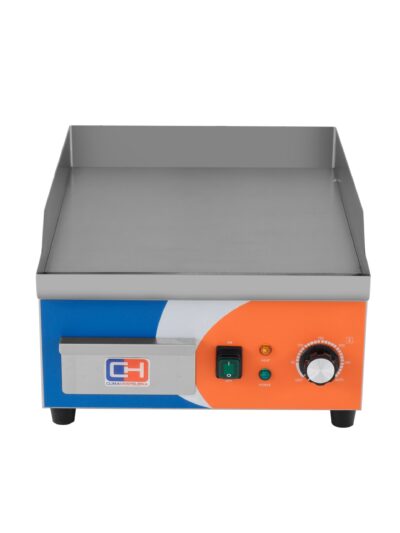 Plancha Eléctrica Acero Rectificado 10 mm  Económica de 550 x450 x240h mm PEKIN IEG-818- 28 KG