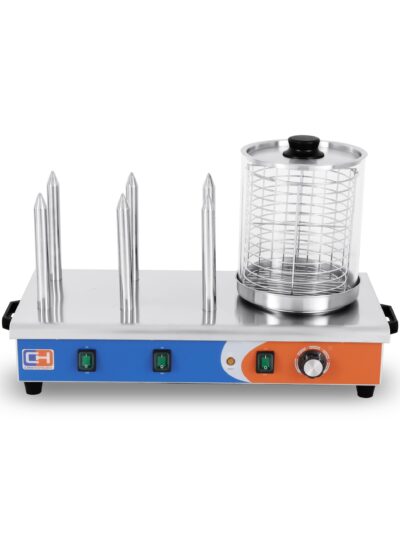Máquina de Perritos 6 Pinchos de 660x290x410h mm PEKIN HDW-6