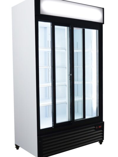 Armario Expositor Refrigerado 1000 litros 2 Puertas Correderas de Vidrio de 1130 x730 x2030h mm PEKIN CSD1000S
