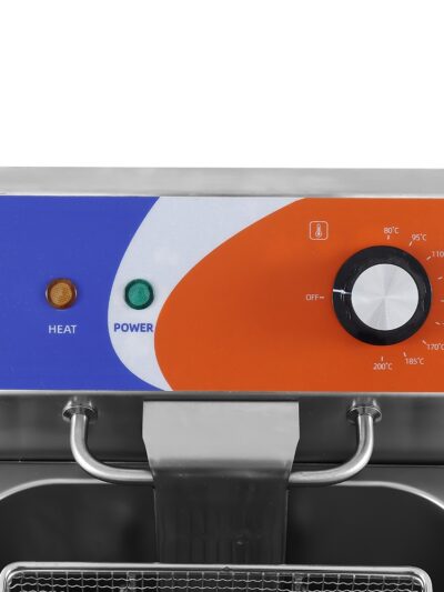 Freidora Eléctrica 6+6 litros SIN Grifo de 550 x420 x290h mm PEKIN EF-6L-2