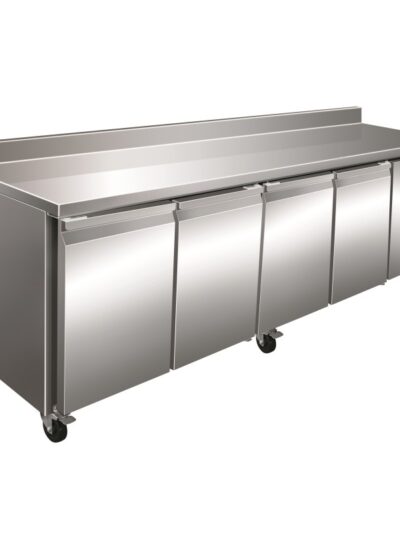Mesa Refrigerada GN1/1 Acero Inoxidable 4 Puertas 2230x700x960h mm PEKIN GN4200TN