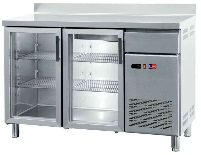 Frente Mostrador Refrigerado con Puertas de Vidrio 3 puertas de 2017 x600 x1045h mm CORDOBA FMCH-200V
