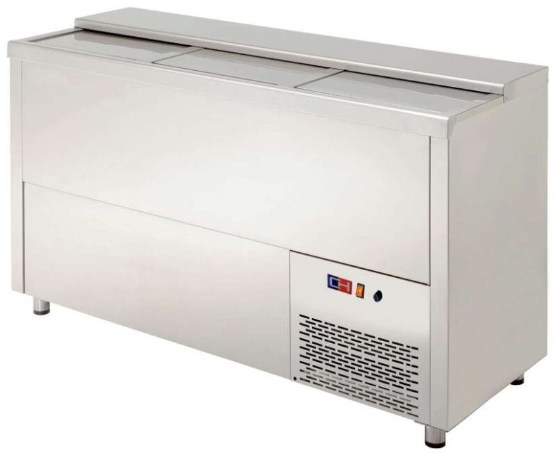 Enfriador de Botellas 4 Puertas Inoxidable Interior y Exterior de 2000 x550 x850h mm CORDOBA MRB-200I
