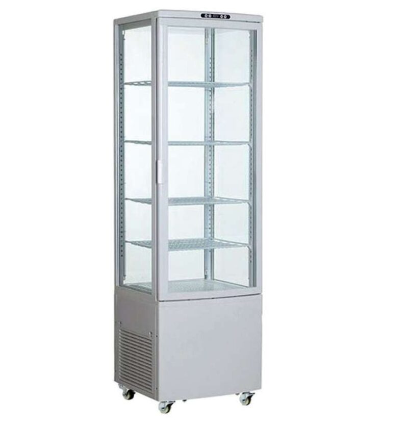 Expositor Refrigerado 4 Caras 238 litros Blanco de 515x485x1715h mm Línea Pekín XC238L-B Expositor Refrigerado 4 Caras 238 litros Blanco de 515x485x1715h mm Línea Pekín XC238L-B