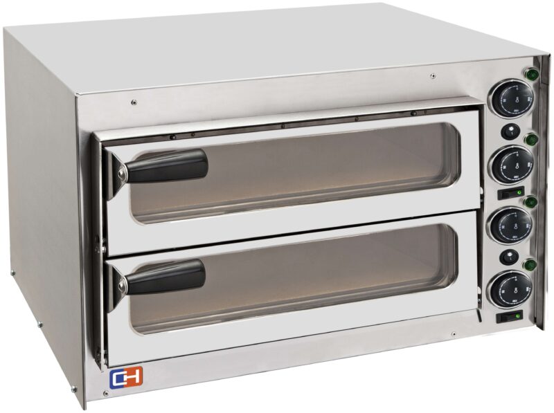 Horno Eléctrico de Pizza Compacto 2 pizza diámetro 35 cm AVEIRO FP35PV con puerta de cristal Horno Eléctrico de Pizza Compacto 2 pizza diámetro 35 cm AVEIRO FP35PV con puerta de cristal