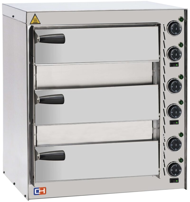 Horno Eléctrico de Pizza Compacto 3 pizza diámetro 35 cm AVEIRO FP52PI Horno Eléctrico de Pizza Compacto 3 pizza diámetro 35 cm AVEIRO FP52PI