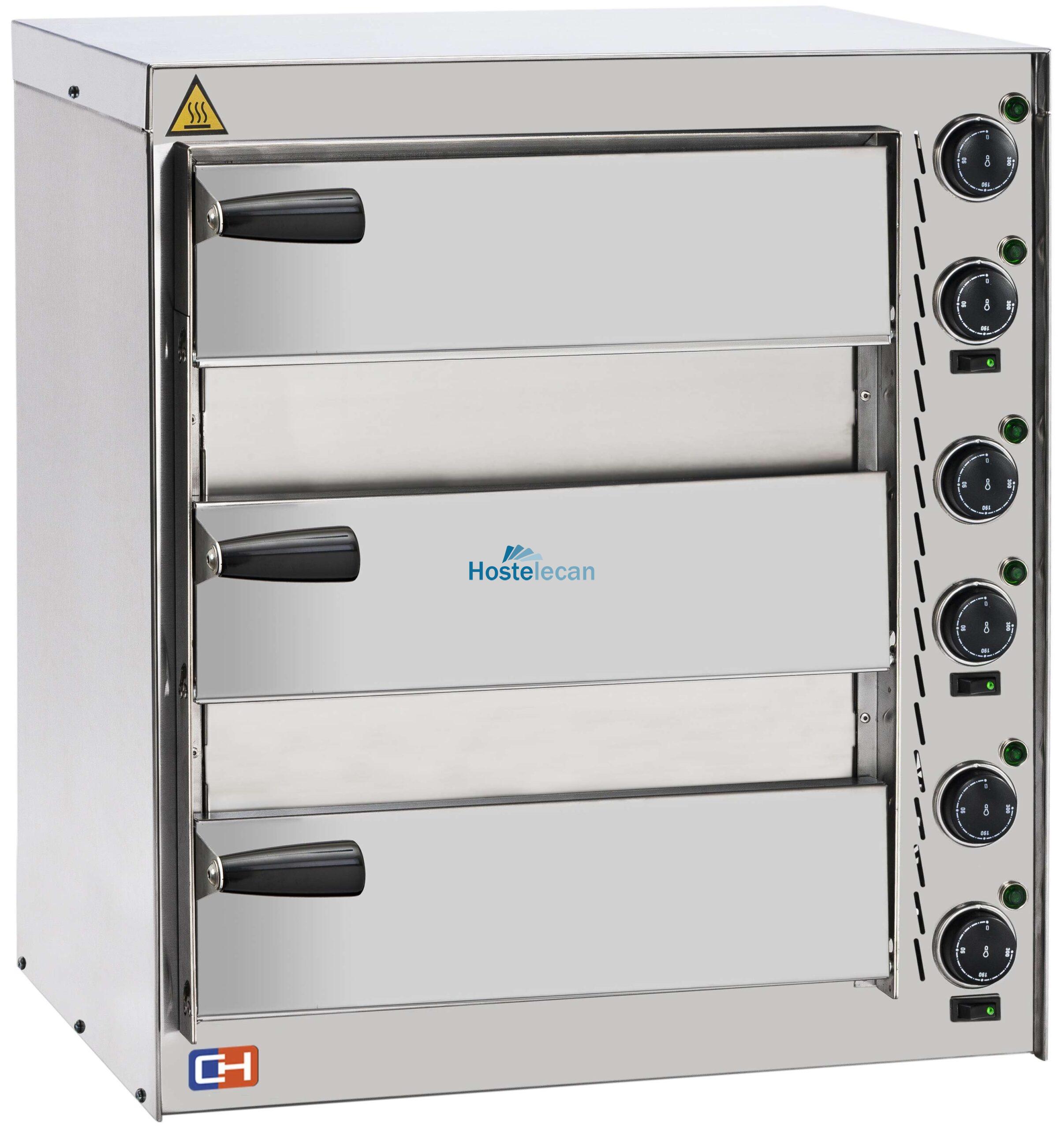 Horno Eléctrico de Pizza Compacto 3 pizza diámetro 35 cm AVEIRO FP52PI