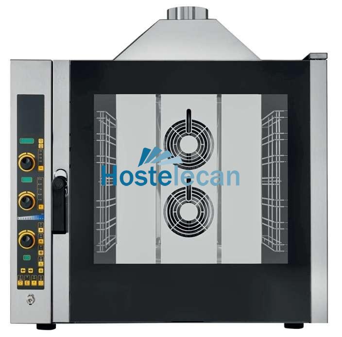 Horno de gas convección ELECTRÓNICO con VAPOR 7 bandejas GN1/1 EKF711GEUD Línea Padova Horno de gas convección ELECTRÓNICO con VAPOR 7 bandejas GN1/1 EKF711GEUD Línea Padova