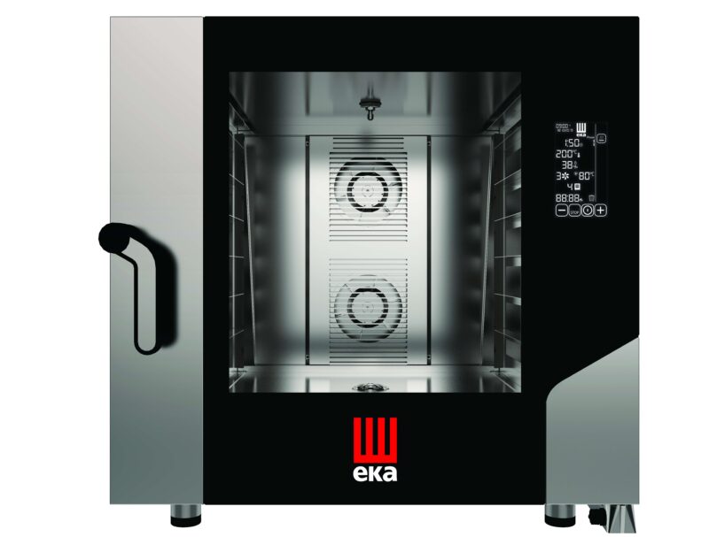 Horno eléctrico convección MILLENIAL BLACK MASK Pastelería/Panadería 6 bandejas 600×400 mm MKF664BM Línea Padova