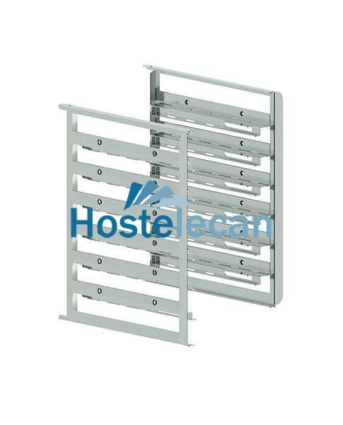 Kit de soportes laterales bivalentes capacidad 6 bandejas GN1/1-600X400 mm MILLENNIAL MKSBX616 Línea Padova Kit de soportes laterales bivalentes capacidad 6 bandejas GN1/1-600X400 mm MILLENNIAL MKSBX616 Línea Padova