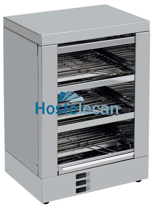 Tostador 3 pisos Slim Line  resistencias de cuarzo sin temporizador 2400W TE3