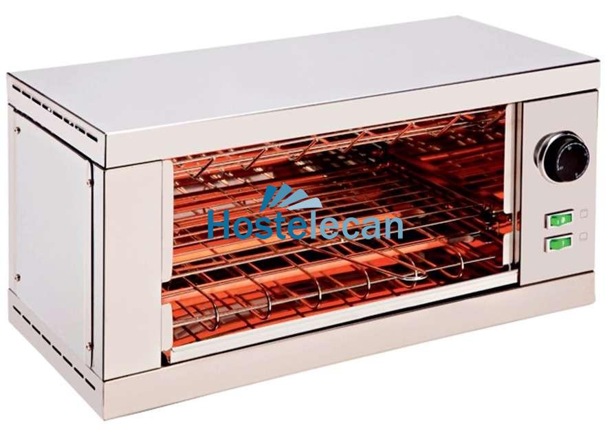 Tostador 1 piso resistencias de cuarzo sin temporizador 2000W TS1
