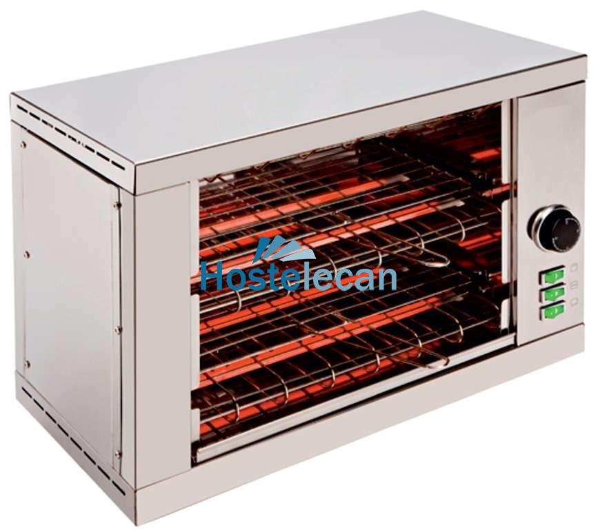 Tostador 2 pisos resistencias de cuarzo con temporizador 3000W TD2T