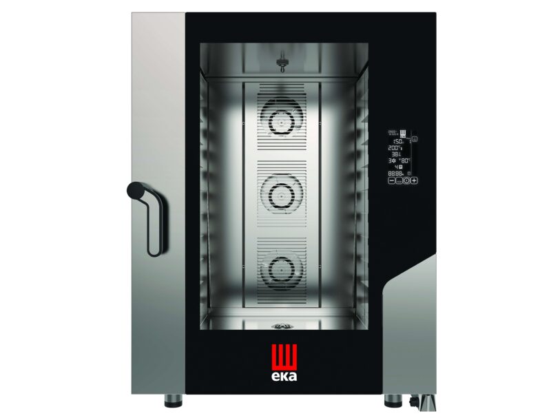 Horno eléctrico convección MILLENIAL BLACK MASK Pastelería/Panadería 10 bandejas 600×400 mm MKF1064BM Línea Padova