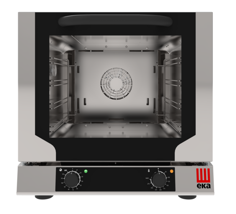 Horno eléctrico convección SNACK 4 bandejas 43×34 cm EKF423P Línea Padova