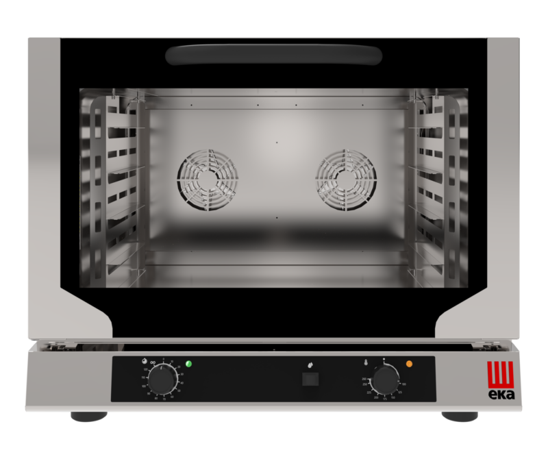 Horno eléctrico convección SNACK con GRILL y HUMIFIDICACIÓN 4 bandejas 60×40 cm EKF464.3GRILL Línea Padova