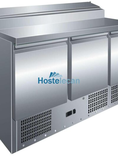 Mesa GN1/1 3 Puertas Preparación Ensaladas de 1365 x700 x1010h mm PEKIN PS300