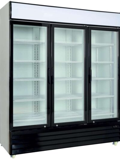 Armario Expositor Refrigerado 1600 litros 3 Puertas Batientes de Vidrio de 1720 x730 x2060h mm PEKIN CST1600