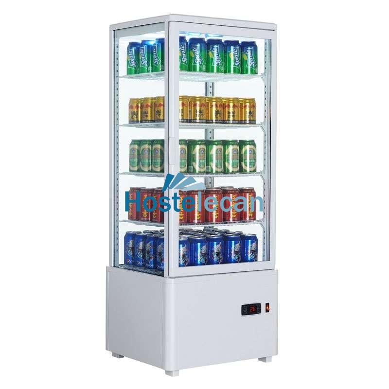 Expositor Refrigerado 4 Caras 98 litros Blanco de 447x400x1199h mm Línea Pekín XC98L-B Expositor Refrigerado 4 Caras 98 litros Blanco de 447x400x1199h mm Línea Pekín XC98L-B