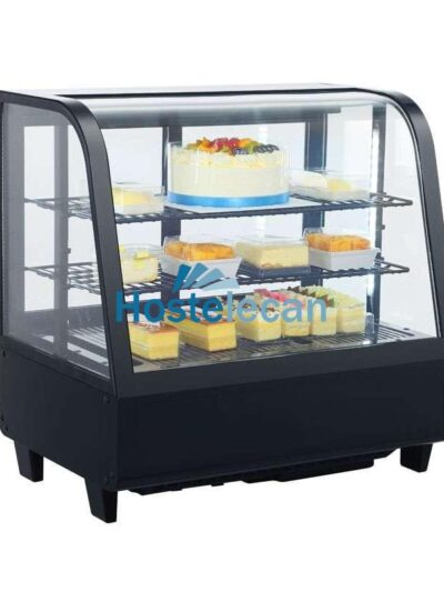 Vitrina Refrigerada Sobremesa 100 litros Negro de 682 x450 x675h mm Línea Pekín XCW-100L-N