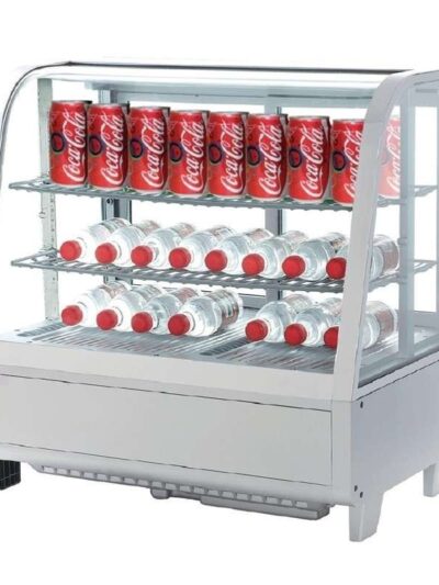 Vitrina Refrigerada Sobremesa 100 litros Blanco de 682 x450 x675h mm Línea Pekín XCW-100L-B
