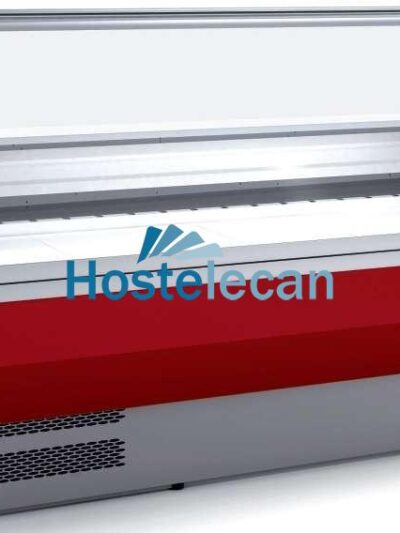 Vitrina Refrigerada Cristal Curvo Fondo 900 dim.2995x940x1235h mm Línea Córdoba VED-9-30-C