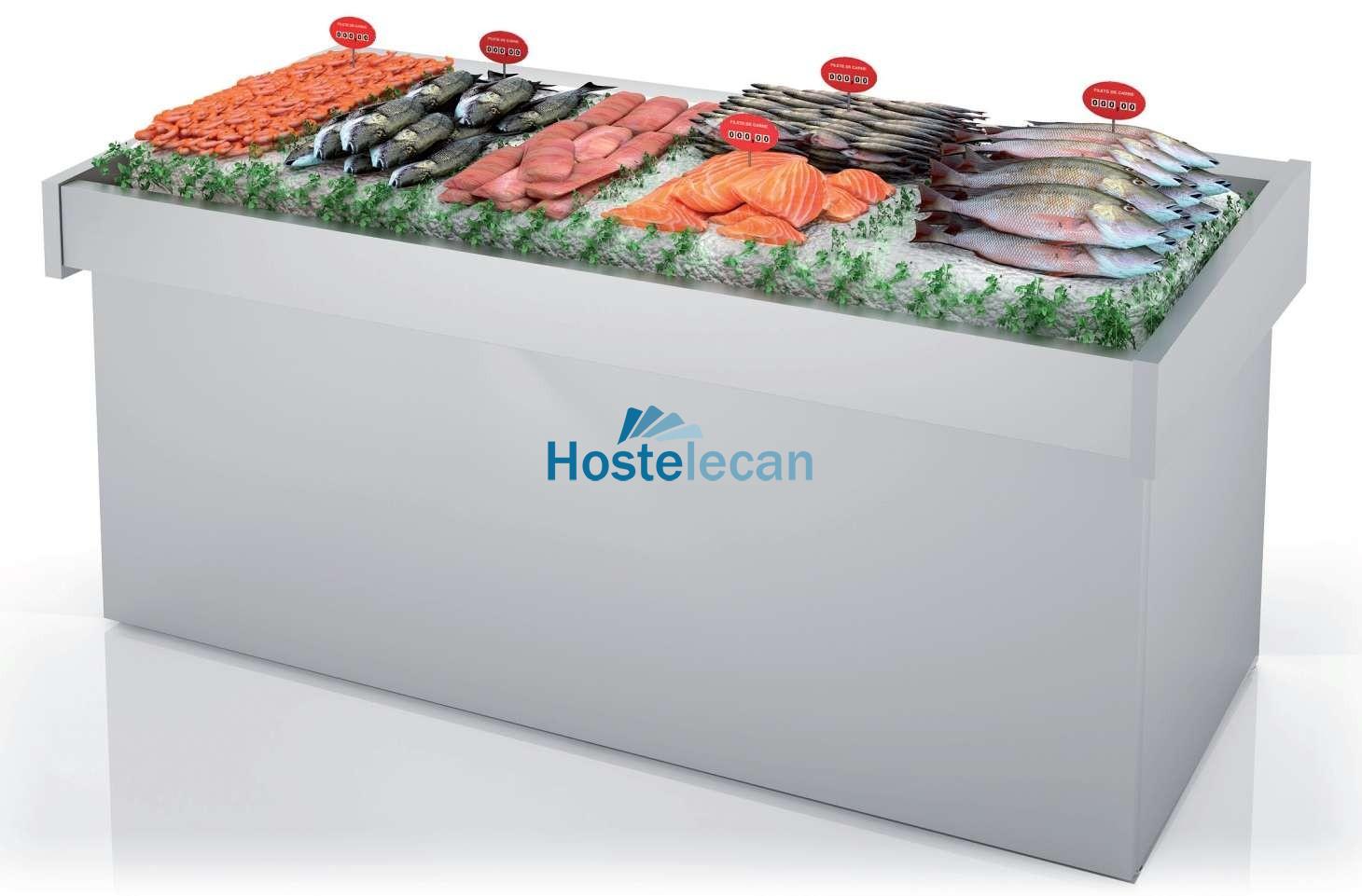 Mostrador Pescado neutro dim.1700x950x990h mm  Línea Córdoba DBNP-170