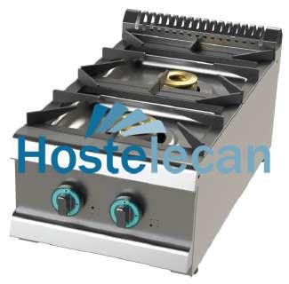 Cocina a gas con mueble de 2 fuegos 6+4,5 Kw SerIe 700 JUNEX con medidas 400x730x900h mm FO7N200