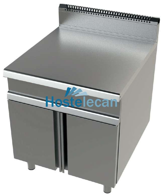 Mueble neutro acero inoxidable Serie 700 JUNEX 800x730x900 h mm BA7N800