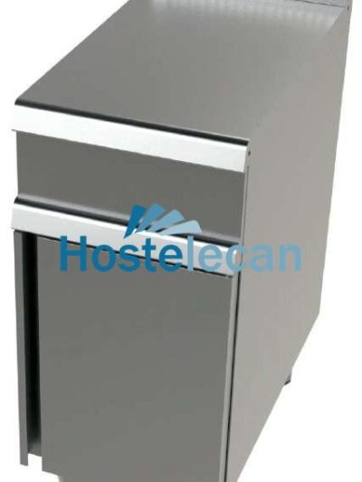 Mueble neutro acero inoxidable Serie 900 JUNEX con medidas 400x900x900 h mm BA9C400