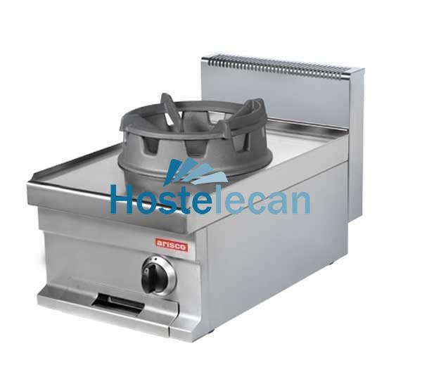 Cocina Wok a gas sobremesa 1 fuego 16 kw 400x700x290h mm WR711S Línea Estambul